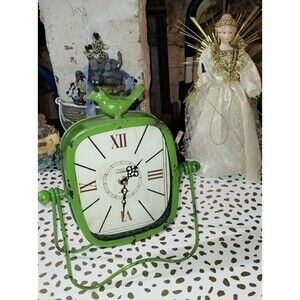 Grayson Lane Analog Square Wall Farmhouse Clock